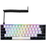Sharkoon - Skiller SGK50 S4 - Gaming-Toetsenbord - Wit - Kailh Red