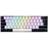 Sharkoon SKILLER SGK50 S4 Gaming Tastatur wh Kailh Blue - DE Layout, Weiß