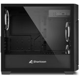 ATX Semi-tower Box Sharkoon V1000 RGB Black