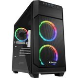 ATX Semi-tower Box Sharkoon V1000 RGB Black