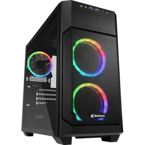 ATX Semi-tower Box Sharkoon V1000 RGB Black
