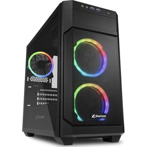 ATX Semi-tower Box Sharkoon V1000 RGB Black