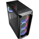 ATX Semi-tower Box Sharkoon TK5M RGB ATX Black