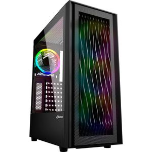 ATX Semi-tower Box Sharkoon RGB Wave Black