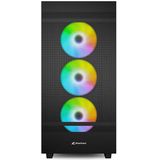 ATX Semi-tower Box Sharkoon Rebel C50 RGB ATX Black