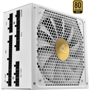 Sharkoon Rebel P30 Gold Voeding - 1000W - Wit