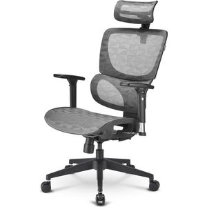 Sharkoon OfficePal C30M Bureaustoel - Ergonomisch - Ademend Mesh - Grijs