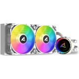 Sharkoon S80 RGB AIO wit, CPU waterkoelers, Wit
