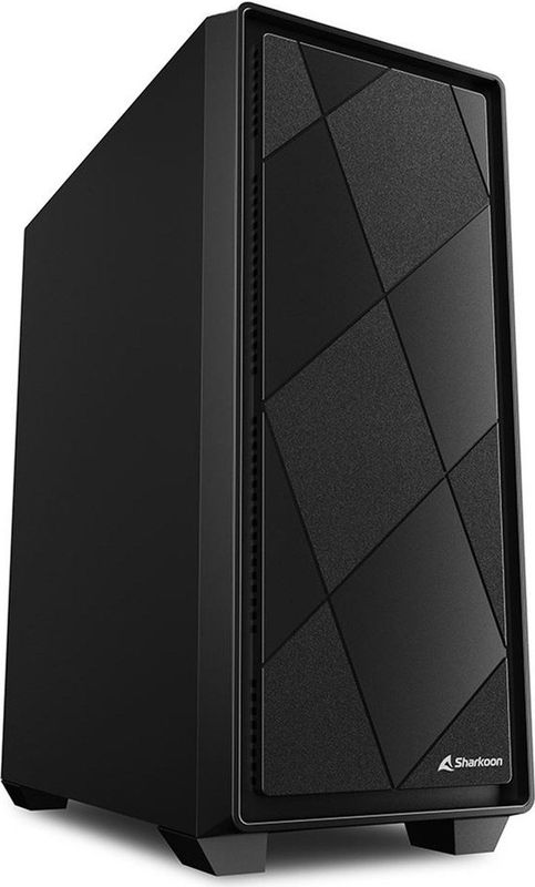 Sharkoon VS8 Zwart - Towermodel - ATX - zwart
