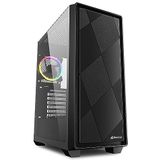 Sharkoon - VS8 RGB - Midi Tower Behuizing - Zwart - Geschikt voor 6 Fans en 2 Radiatoren