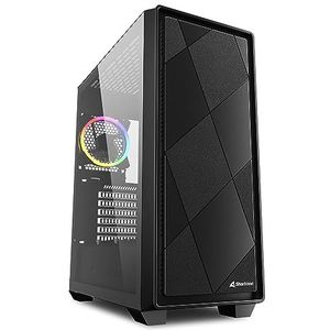 Sharkoon - VS8 RGB - Midi Tower Behuizing - Zwart - Geschikt voor 6 Fans en 2 Radiatoren