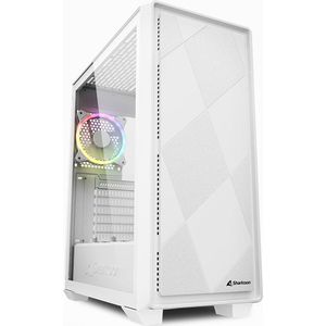 Sharkoon - VS8 RGB - Midi PC-behuizing - Zwart - Ondersteunt 6 Ventilatoren