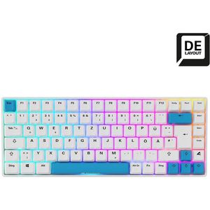 Sharkoon SKILLER SGK50 S3 PBT toetsenbord Gamen USB QWERTZ Duits Wit
