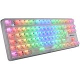 Sharkoon - SKILLER SGK70W - Toetsenbord - Wit - Draadloos en Bedraad