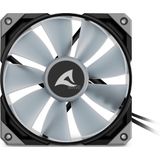 Sharkoon - Rebel F50 PWM - PC Ventilator - Zwart - 120 mm, 2000 rpm, 132 m³/u, RGB LED's