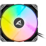 Sharkoon - Rebel F50 PWM - PC Ventilator - Zwart - 120 mm, 2000 rpm, 132 m³/u, RGB LED's