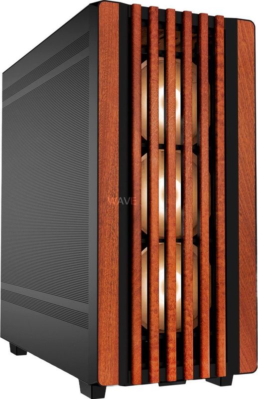 Sharkoon - Rebel C70M RGB - Midi Tower - Zwart - Geschikt voor Mini-ITX, Micro-ATX, ATX - 3x 2.5", 3x 3.5"