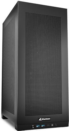 Sharkoon - Rebel C20 - ITX Mini Tower Behuizing - Zwart - Geschikt voor 360 mm Radiatoren
