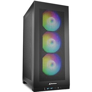 Sharkoon - Rebel C20 ITX - PC Behuizing - RGB - Ruimte Voor Grote GPU's