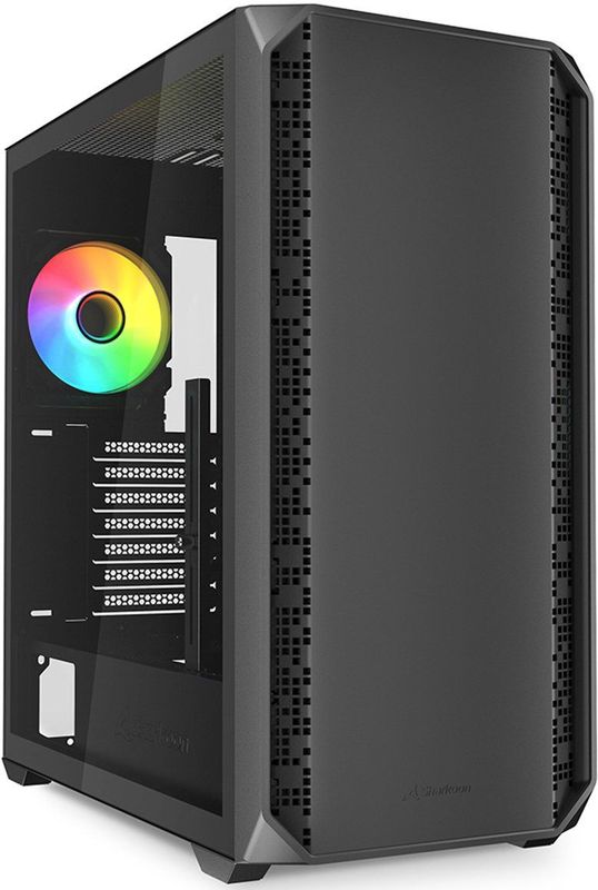 Sharkoon - Ak2 RGB - PC-behuizing - Zwart - ATX