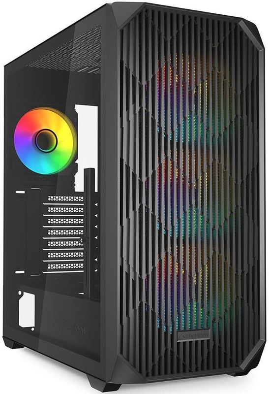 Sharkoon - AK3 RGB - PC-behuizing - Zwart - ATX - mATX - Mini-ITX