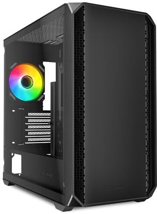 Sharkoon - MK2 RGB - PC-behuizing - Zwart - Gehard Glas - mATX
