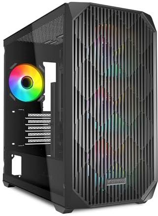 Sharkoon - Mk3 RGB - PC-behuizing - Zwart - ATX Midi Tower