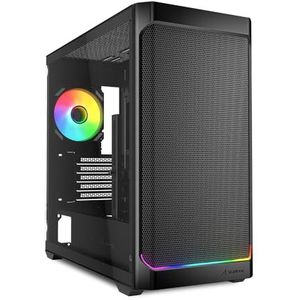 Sharkoon Behuizing MK4W RGB Micro-ATX 1xGlas zwart