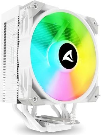 Sharkoon - A50 - CPU-koeler - Wit - RGB - 120 mm Ventilator