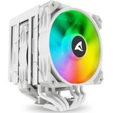 Sharkoon - A60 - CPU-koeler - Wit - RGB - Twee Ventilatoren