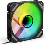 Sharkoon - SHARK Spiegel RGB PWM Reverse - Ventilator - Zwart - 120 mm