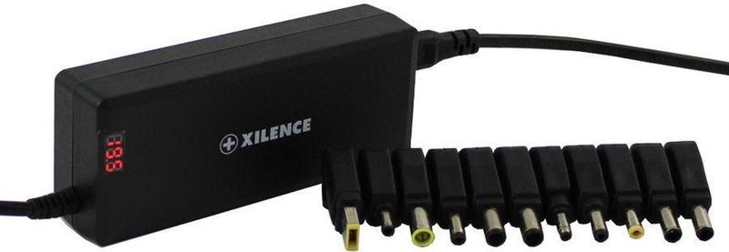 Xilence - Universele Notebook Lader - Zwart - 75W - 9 Verwisselbare Pluggen