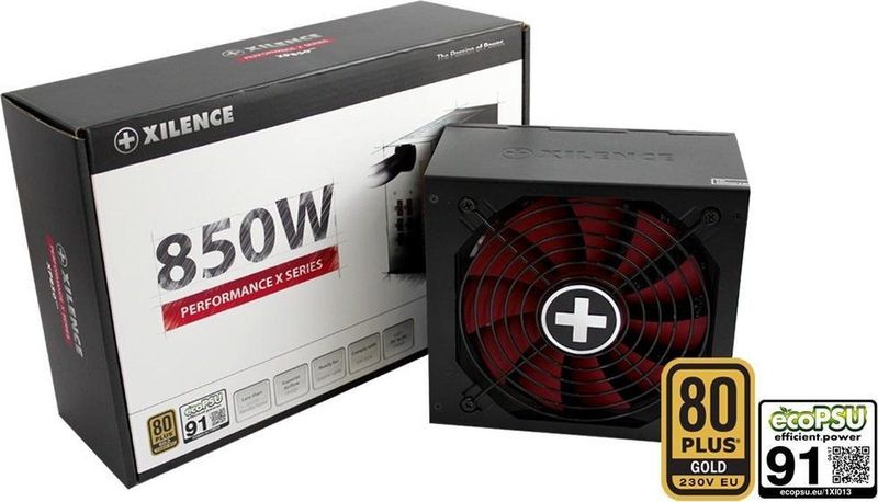 Xilence XP850MR9 power supply unit 850 W 20+4 pin ATX ATX Zwart, Rood