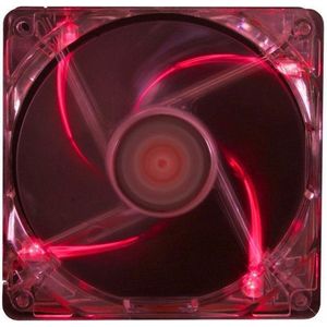 Xilence Performance C case fan 120 mm, transparent rood LED // XPF120.TR