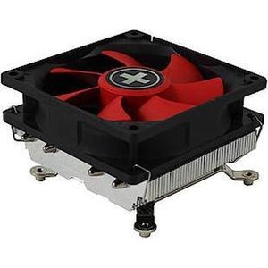 Xilence - A404T - Processorkoeler - Zwart, Rood - 92 mm Ventilator, 65,4 CFM, 4 Heatpipes