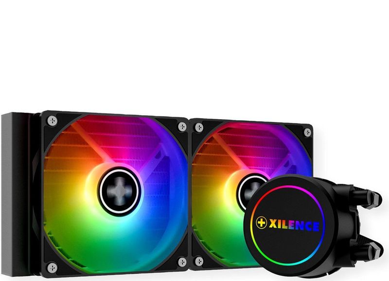 Xilence - LQ240.ARGB - AiO Waterkoeling - Zwart - 240mm met ARGB PWM, 300W TDP