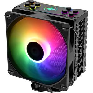 Xilence M704PRO.ARGB AMD en Intel CPU-radiator 120 mm ARGB PWM ventilator 180 W TDP transparant/zwart