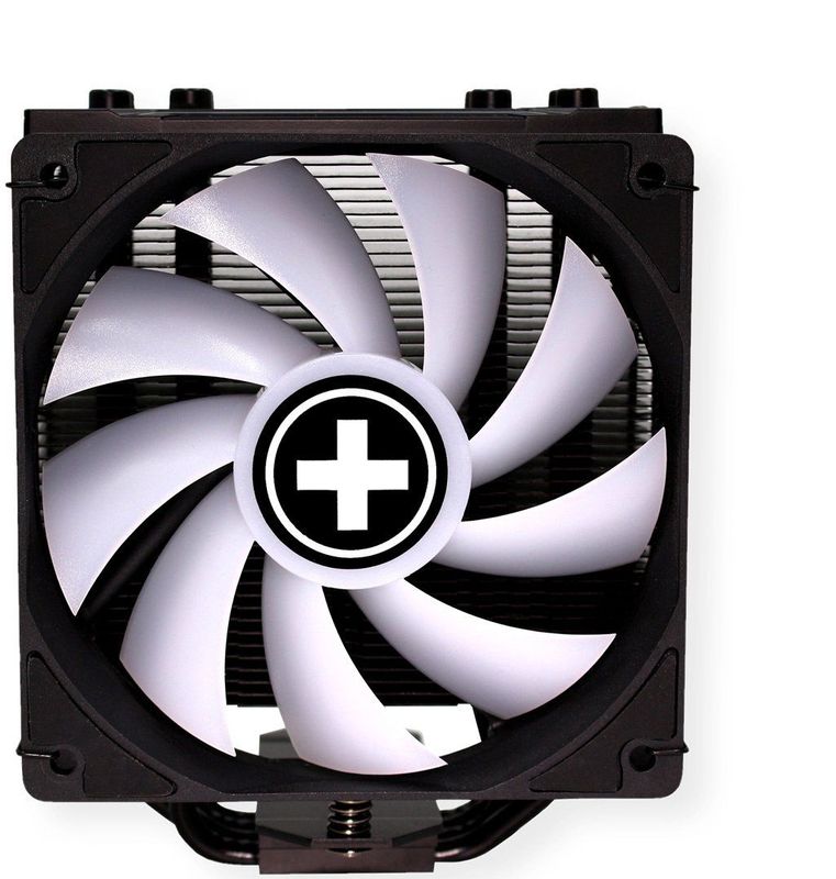 Xilence - M704PRO.ARGB - CPU Koeler - Zwart - 120 mm ARGB Ventilator, 4x 6 mm Koperen Heatpipes