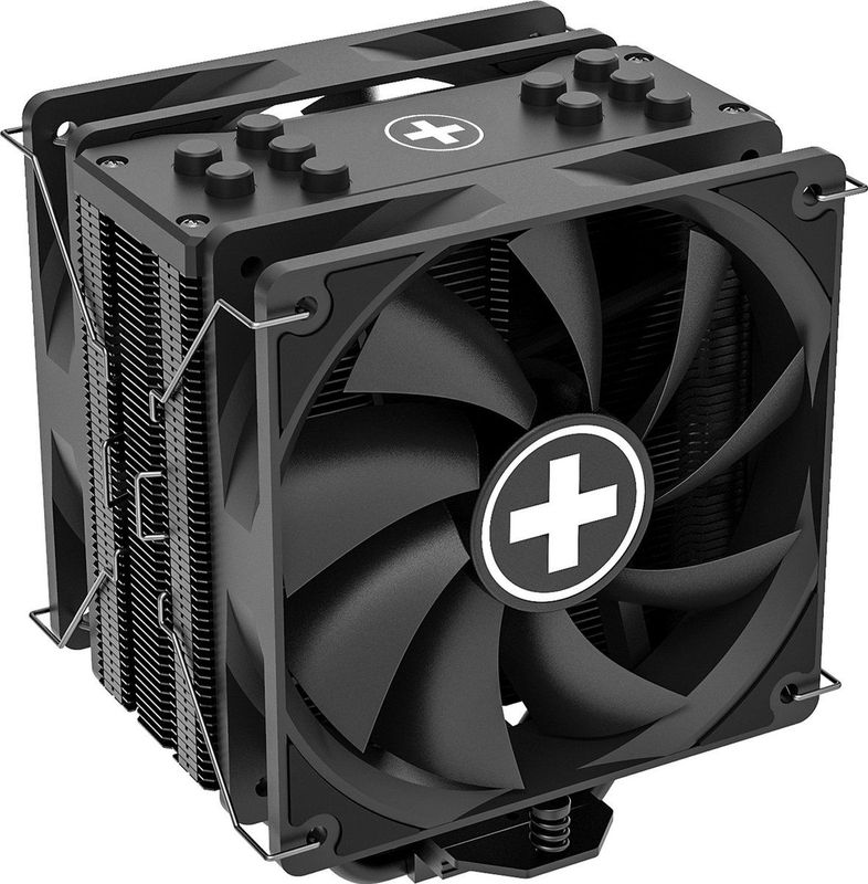 Xilence - M705D - CPU-Ventilator - Zwart - Dual Fan Tower Cooler met 220W Koelcapaciteit