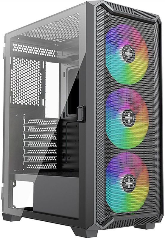 Xilence - Xilent Blade II - PC-behuizing - RGB ATX Midi Tower - Zwart