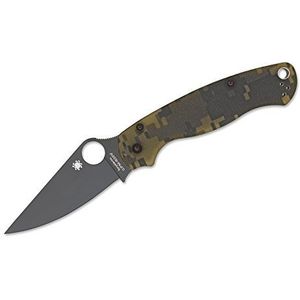 Spyderco Para-Military 2 Camo G-10 Plain BLK Blade, bruin, één maat