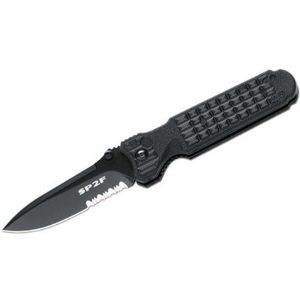 Fox Knives Military Division Predator II Serrated Zwart M Zakmes