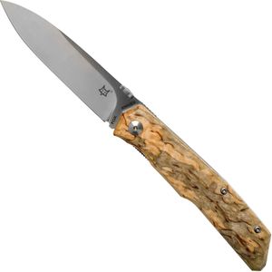 Fox Knives Terzuola zakmes Birchwood 9 cm lemmetlengte beige, 01FX118