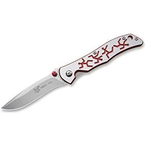 Fox Knives T1/2 Red zakmes, uniseks, rood, 18,5 cm