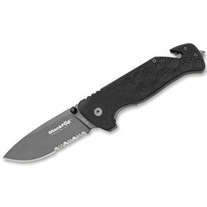 Fox Knives Unisex - Black Action zakmes voor volwassenen, zwart, één maat