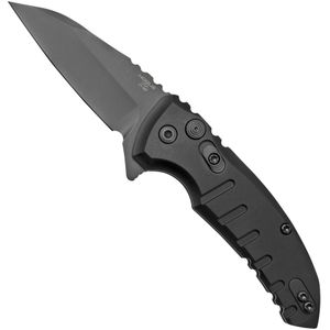 Hogue X1 Microflip Wharncliffe All Black, 24166 zakmes, Allen Elishewitz design