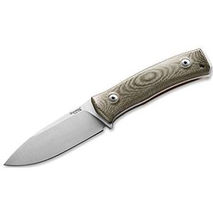 LionSteel 02LS038 M4 Green Canvas vast mes van M390-staal en composietmateriaal in de kleur groen - 20,50 cm