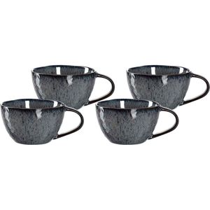 LEONARDO - Matera - Kopjes - Wit - Keramiek - Set van 4