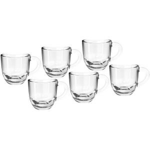 Leonardo Napoli espresso glas - set van 6 glazen