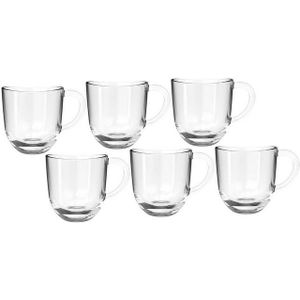Leonardo Napoli koffie- theeglas 280ml - set van 6 glazen